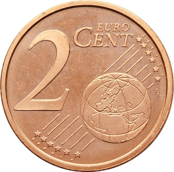 2 евроцента 2015 Испания (2 euro cent)