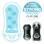 Мастурбатор 17,8см Tenga Flip Orb Strong Blue Rush TFO-001H