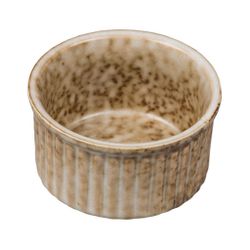 Соусник 90 мл d 7 см h4 см круглый Рамекин фарфор Brown Spider Silk P.L. Proff Cuisine [12]