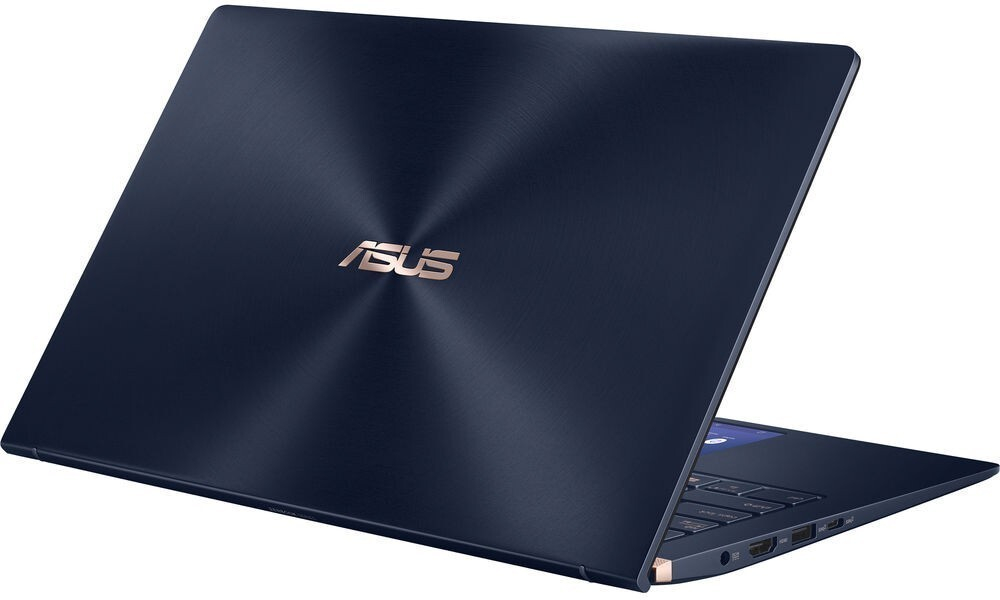 Ультрабук Asus Zenbook 14 UX434FQ-AI116T Royal Blue Core i7-10510U/16G/1Tb SSD/14; FHD IPS Touch/NV MX350 2G/WiFi/BT/ScreenPad 2.0/Win10 + чехол 90NB0RM3-M02620