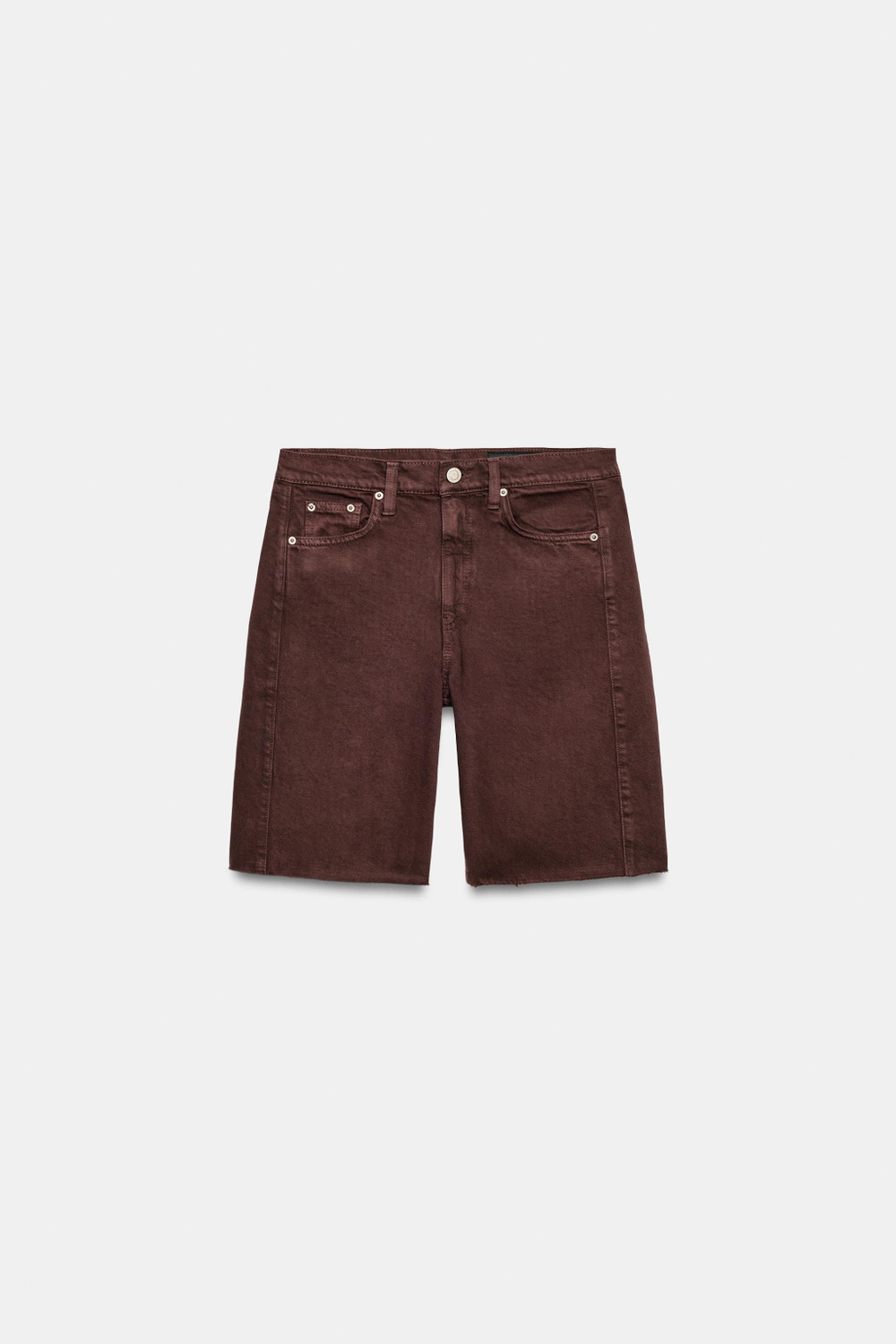 ДЖИНСОВЫЕ ШОРТЫ RELAXED СО СРЕДНЕЙ ПОСАДКОЙ — ZW COLLECTION — ZARA