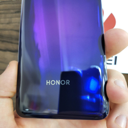 Крышка для Honor 20 Pro (заднее стекло) премиум качество цвет: Фиолетовый