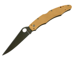 Складной нож КОП-01, сталь D2, G10, желтый, kop-yellow