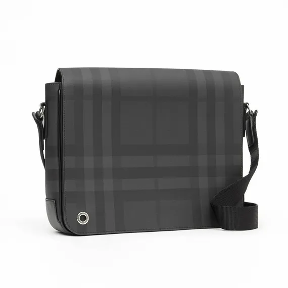 Мессенджер Burberry Satchel в клетку London Check