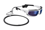 Спортивные очки LiP Typhoon / Gloss White - Black / Zeiss / PA Polarized / Pacific Blue Lens