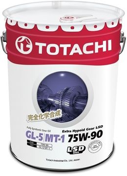 Extra Hypoid Gear LSD 75W-90 GL-5 / MT-1 TOTACHI масло трансмиссионное для МКПП  (20 Литров)