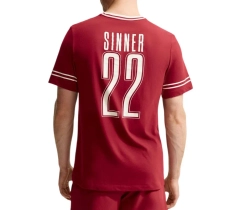 Мужская теннисная футболка Nike Court Dri-Fit Sinner - team red