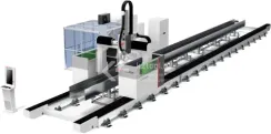 Лазерный труборез HGTECH серии STC для 3D-резки сверхтяжёлых профилей