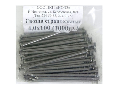 Гвозди стр. 3,5*90мм (1000гр)