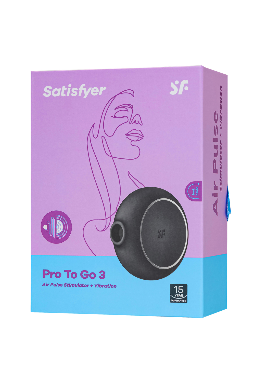 Вакуумный стимулятор клитора Satisfyer Pro To Go 3, черный