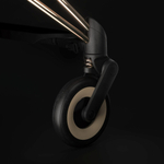 Коляска Cybex Coya Rosegold Frame Cloud T i-Size Sepia Black Plus Leaf Green с дождевиком и бампером