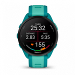 Часы Garmin Forerunner 165 Music зеленый c бирюзовым ремешком, 010-02863-32