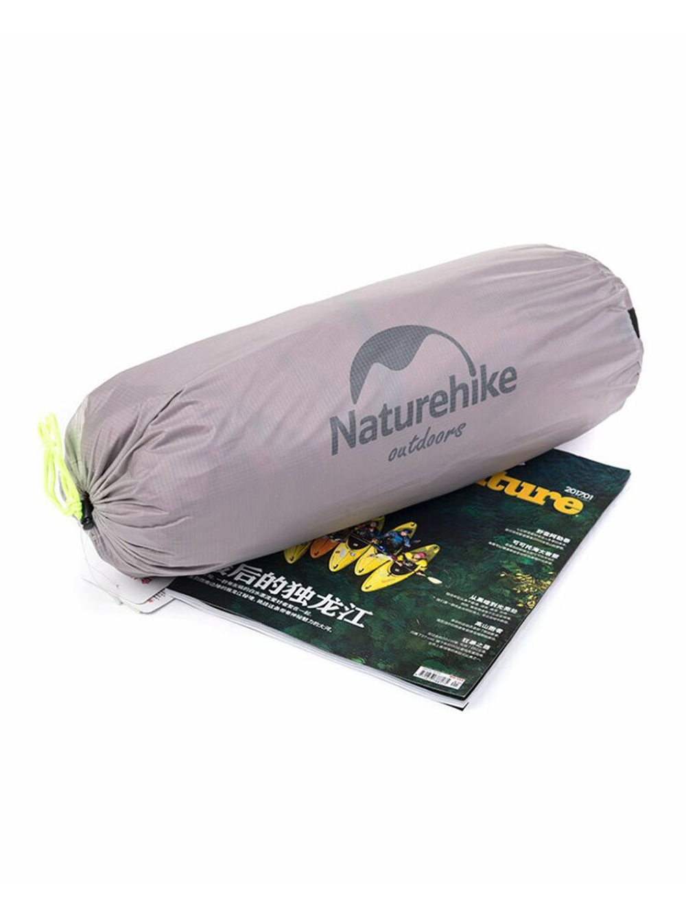 Палатка туристическая Naturehike Сloud Up 1 NH18T010-T 20D одноместная сверхлегкая с ковриком, синяя, 6927595783276