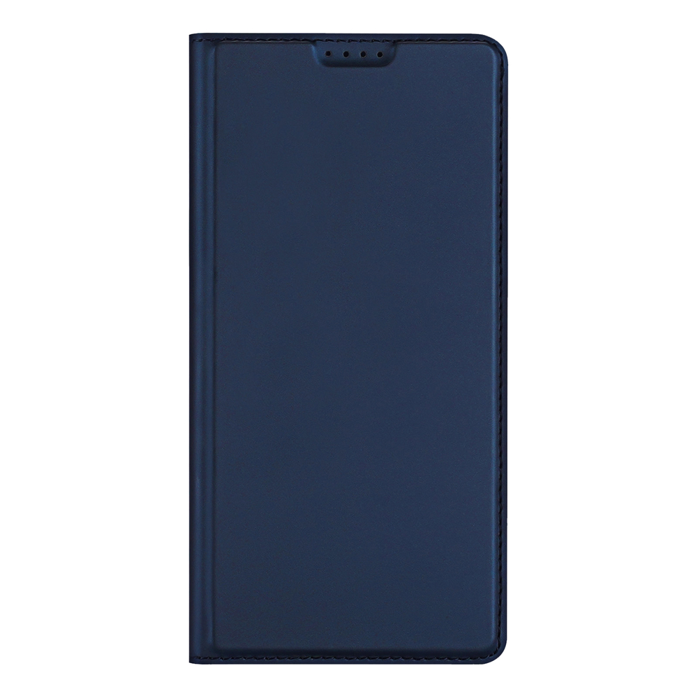 Чехол книжка из кожи синего цвета для Google Pixel 11 Pro XL, серия Skin Pro Series от Dux Ducis