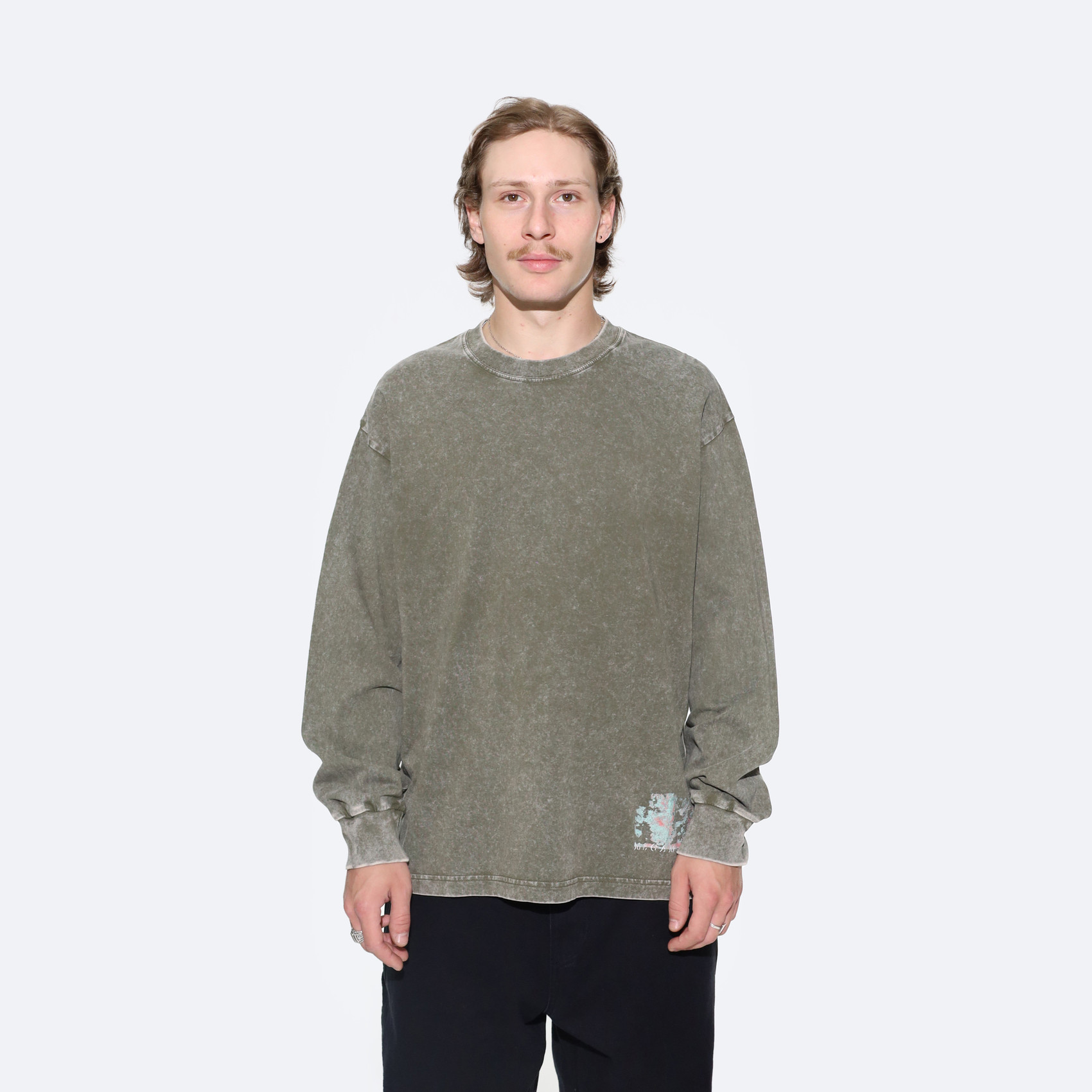 Лонгслив Magamaev Crack Longsleeve (green) артикул: - купить в магазине Дайс