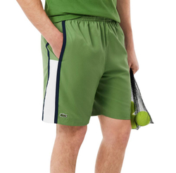 Теннисные шорты Lacoste Sport Colourblock Panels Lightweight - green/white/navy