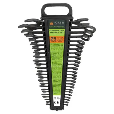 Набор ключей комбинированный 25пр. ISMA ISMA-5261D36-41 BLACK