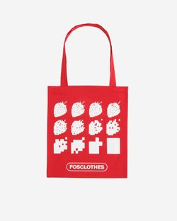Шоппер Клубника Красный