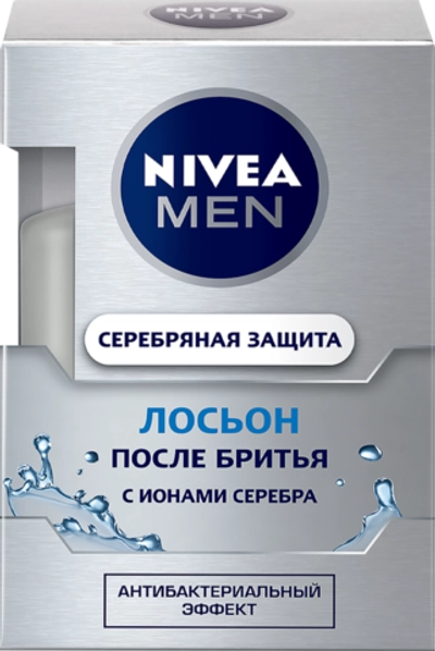Nivea Лосьон после бритья Серебрянная защита 100мл