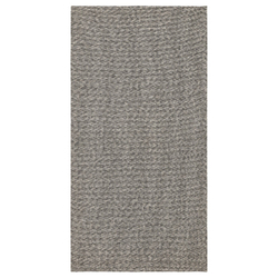 IKEA TIPHEDE  (ИКЕА ТИПХЕДЕ)  -  Ковёр безворсовый - чёрный/бежевый 80x150 см