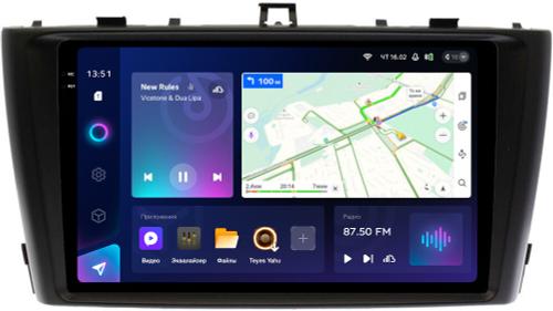 Магнитола для Toyota Avensis T270 2008-2015 (рамка черная) - Teyes CC3-2K QLed Android 10, Быстрая, SIM-слот, CarPlay