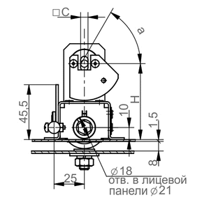 Приводной механизм  МП-61-20/25-68-6/1