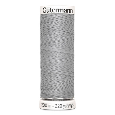 Нитки универсальные Gutermann Sew-all 100 (200 метров), 5 кат. | 038 св.серый
