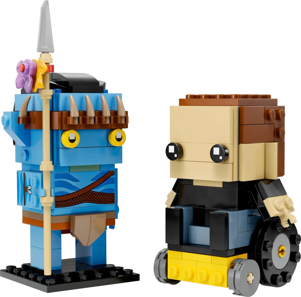 Конструктор LEGO BrickHeadz 40554 Avatar: Джейк Салли и его Аватар