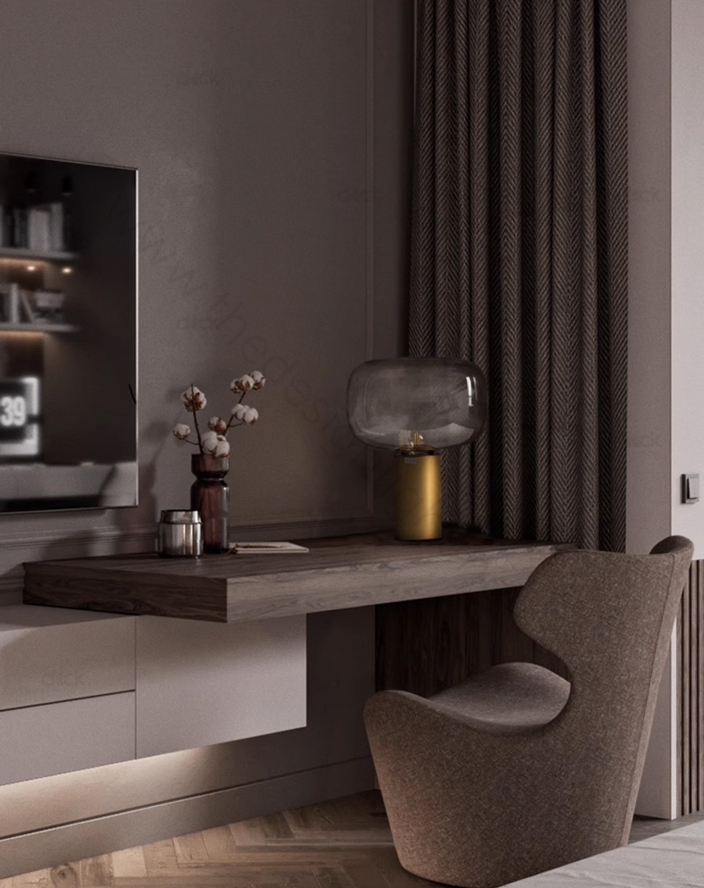 Table design lamp Mushroom by 101 Copenhagen
