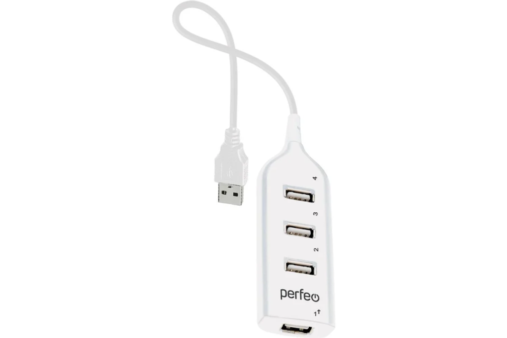 Perfeo USB-HUB 4 Port, (PF-H049 White) белый