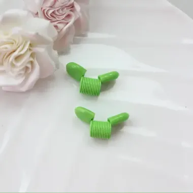 Пружина-стоппер с 30 мм (Bead Stopper), цвет зелёный, 2 штуки, И012