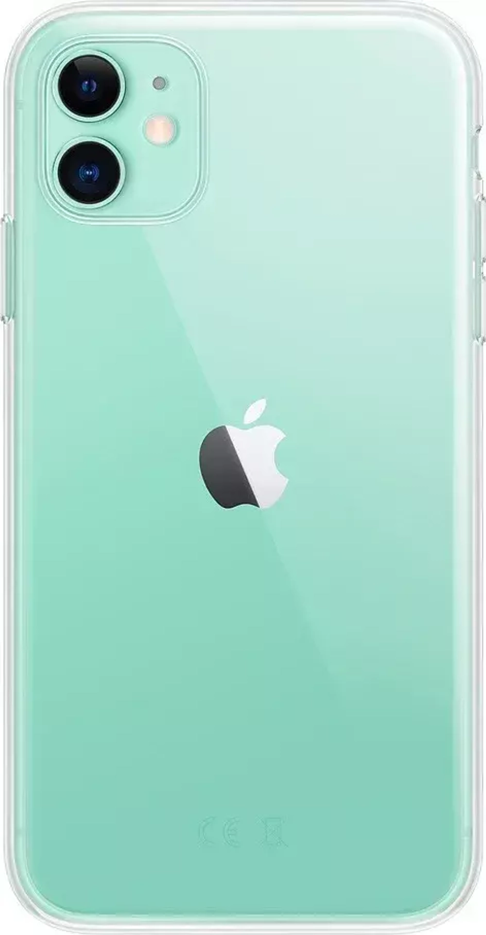 Тонкий силиконовый чехол для Apple iPhone 11 - прозрачный