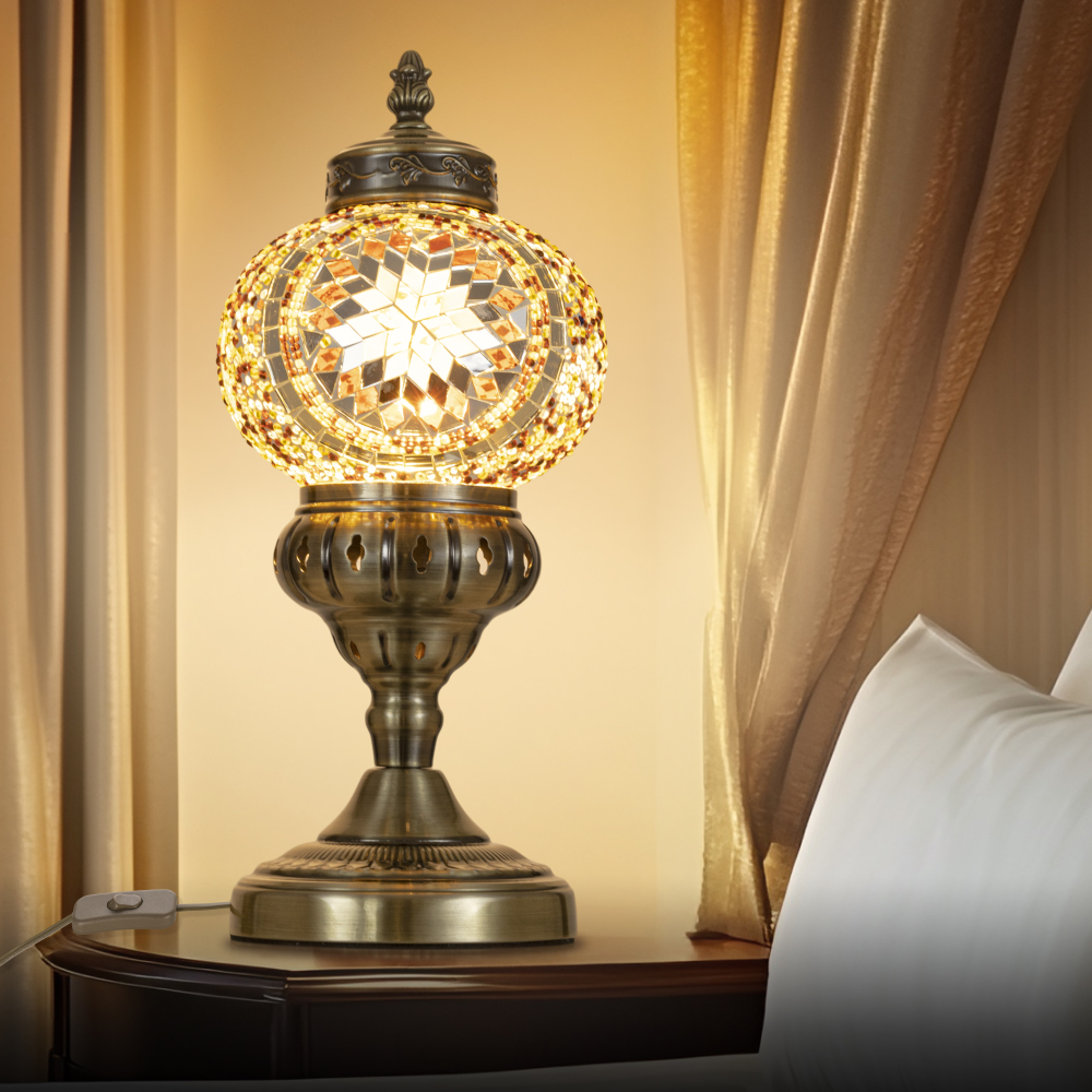 Citilux Каир CL419815 Настольная лампа Мозаика Янтарь