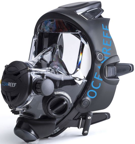 Полнолицевая маска Oceanreef Space Extender черный