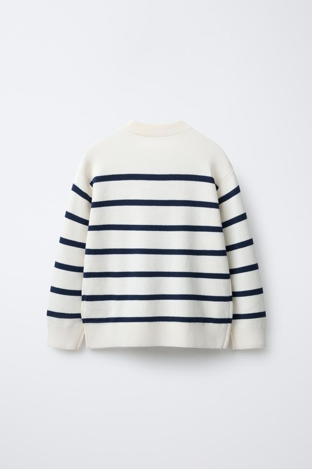 ZARA ОДНОТОННЫЙ СВИТЕР, ПОЛОСКИ