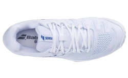 Женские кроссовки для padel Babolat Sensa - white/cool blue