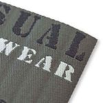 Аппликация термоклеевая джинс ярлык прямоугольный CASUAL MENSWEAR, черный цв, Prym