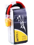 АКБ Gens Ace 1300mAh 14.8V 75C 4S1P Lipo Battery Pack XT60 Plug Racing