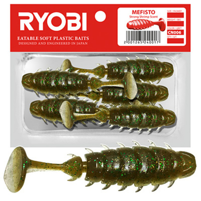Мягкая силиконовая приманка риппер Ryobi MEFISTO