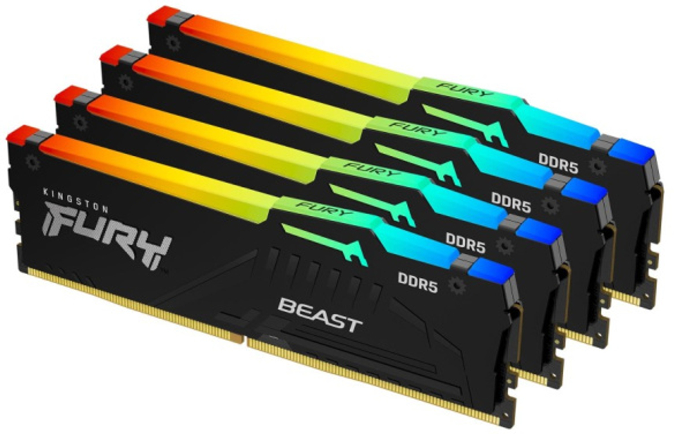 DDR5 128GB (4*32GB) Kingston FURY KF556C40BBAK4-128