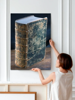 Картина "Старинная книга", на стену 50х70см 1шт.
