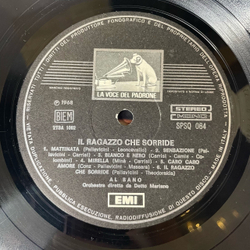 Винтажная виниловая пластинка LP Al Bano Аль Бано, Il Ragazzo Che Sorride (Италия 1968)