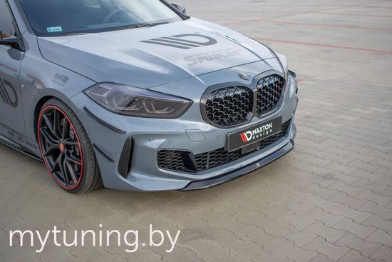 Сплиттер бампера переднего для BMW 1 серии F40 M-Pack (19-...)