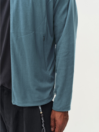 Свитшот Nothomme BlueMonte Full-zip Polartec серо-голубой