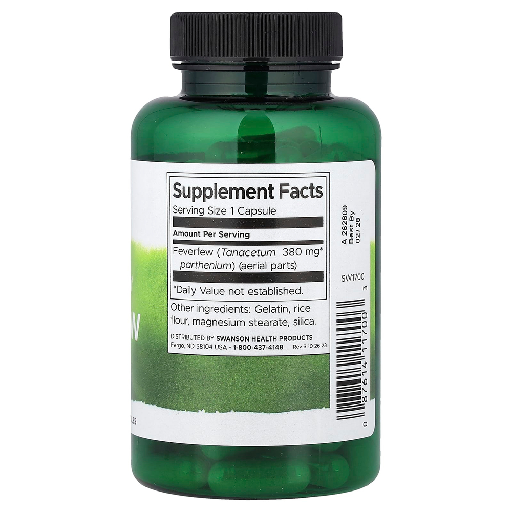 Swanson Vitamins, пиретрум Full Spectrum®, 380 мг, 100 капсул