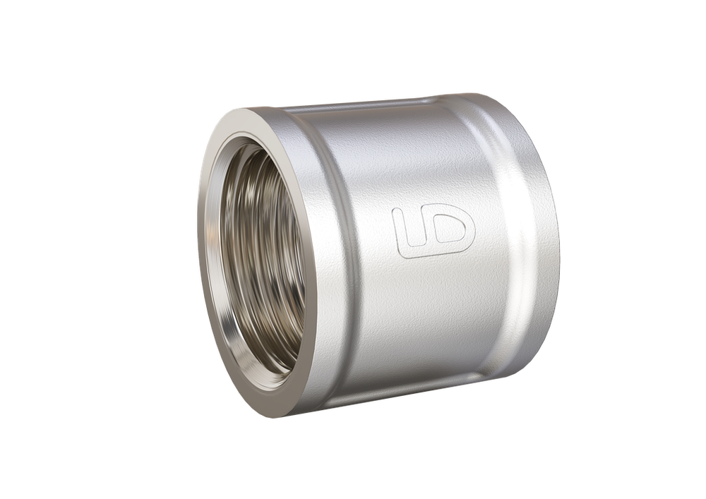 LD Pride Муфта DN32 (1 1/4") ВР латунь никель LD.67.506.32