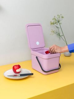 Встраиваемое мусорное ведро Sort&amp;Go (6 л), Лилово-розовый