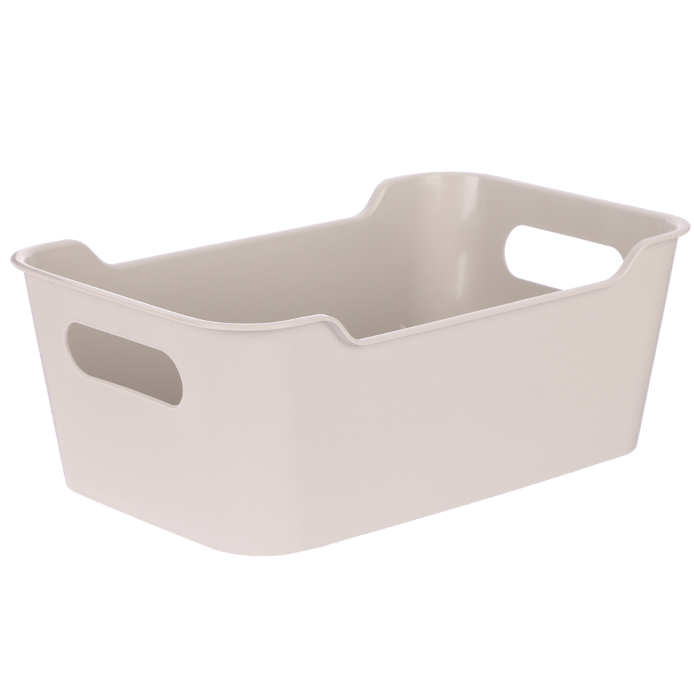 Корзинка универсальная "Mango" 4,1л. 290х180х105мм (светло-серый)