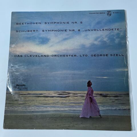 Винтажная виниловая пластинка LP Beethoven Бетховен, Schubert Шуберт, Symphonie Nr. 5 / Symphonie Nr. 8 Unvollendete (Германия 1972)