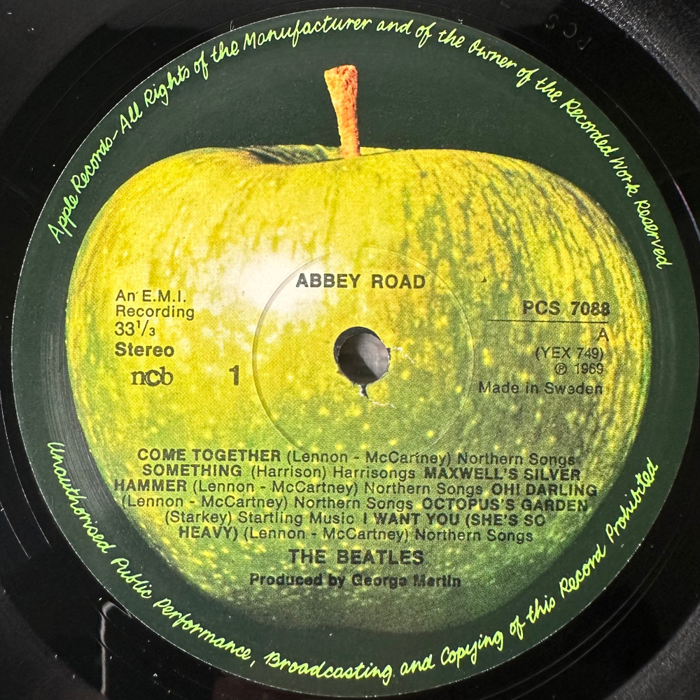 The Beatles ‎– Abbey Road (Швеция)
